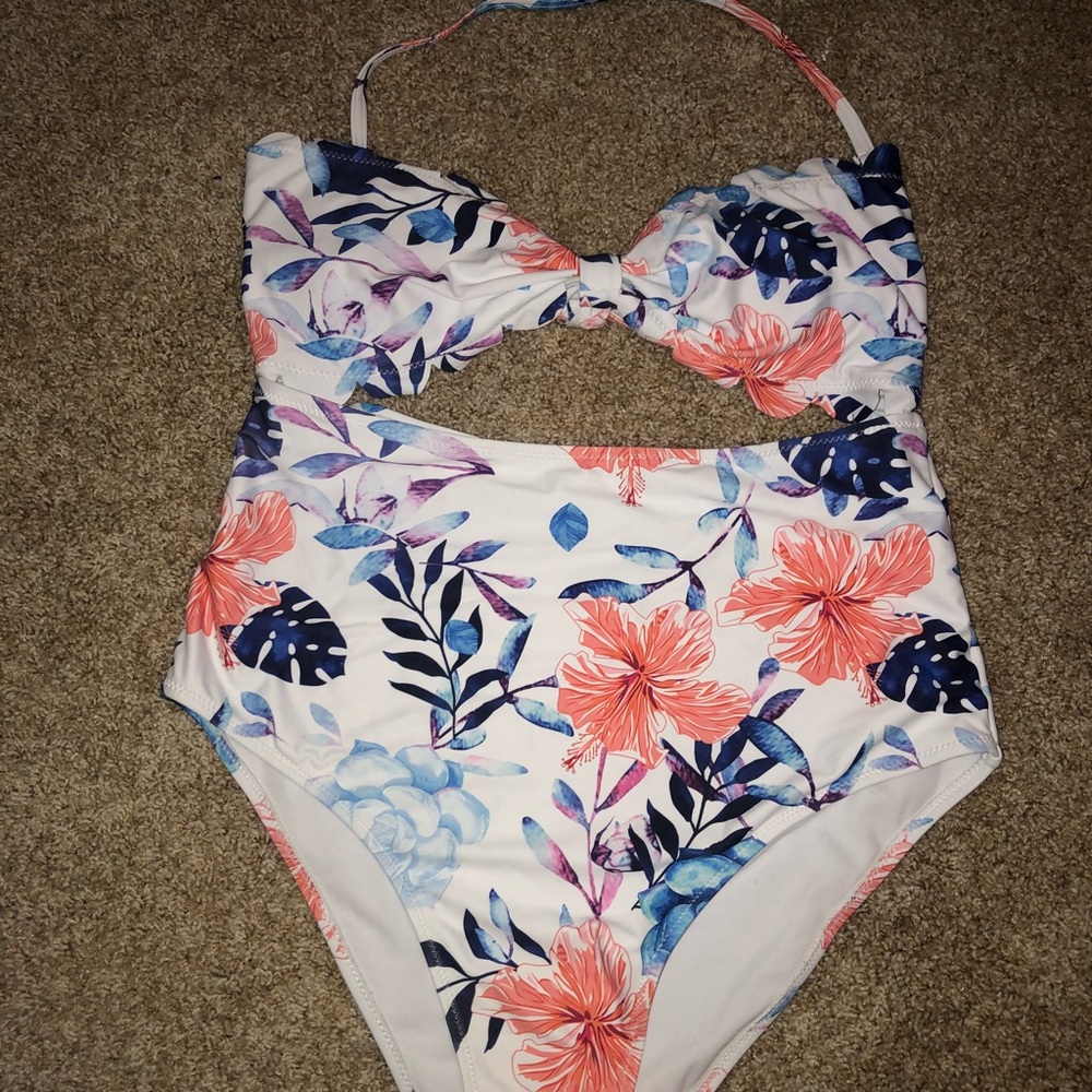 Floral Swimming Suit
